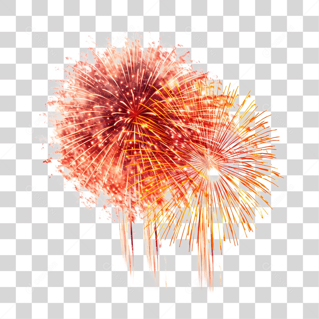 Fogos de Artifícios PNG Transparente