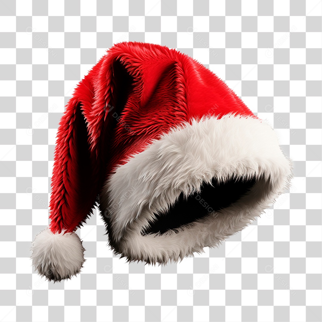Chapéu de Papai Noel PNG Transparente