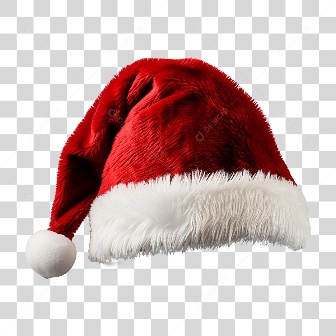 Chapéu de Papai Noel PNG Transparente