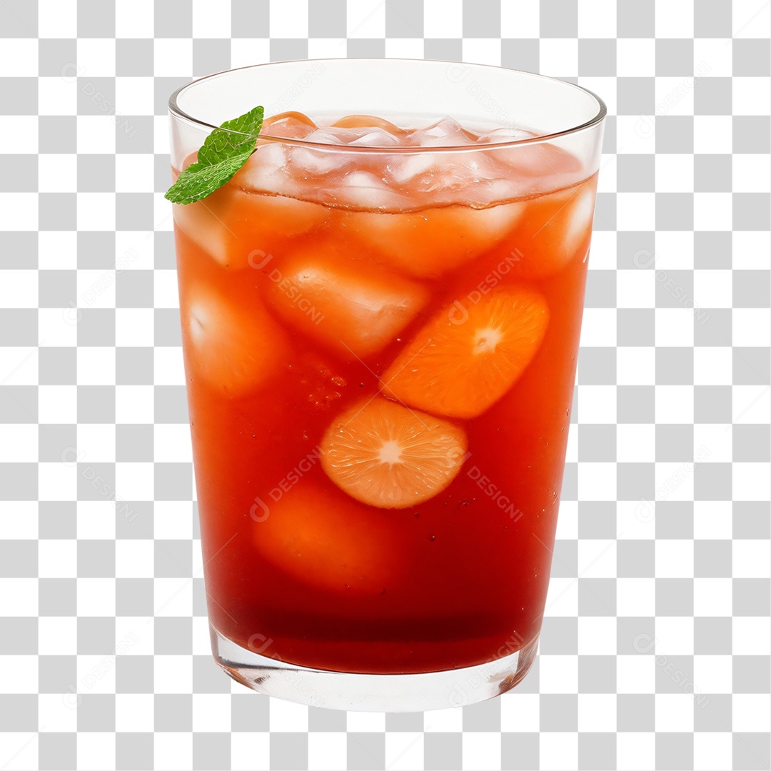 Copo de Suco PNG Transparente