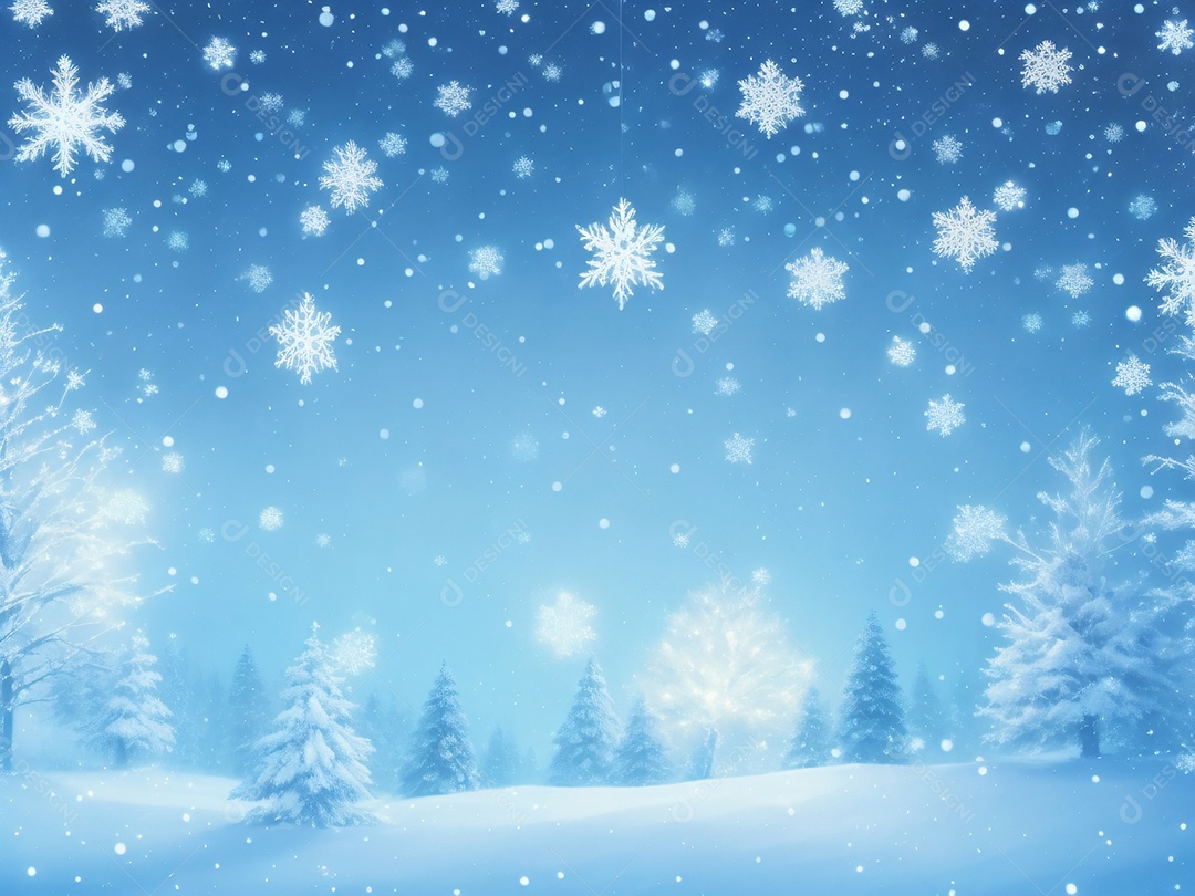 Época de Natal Fundo inverno neve