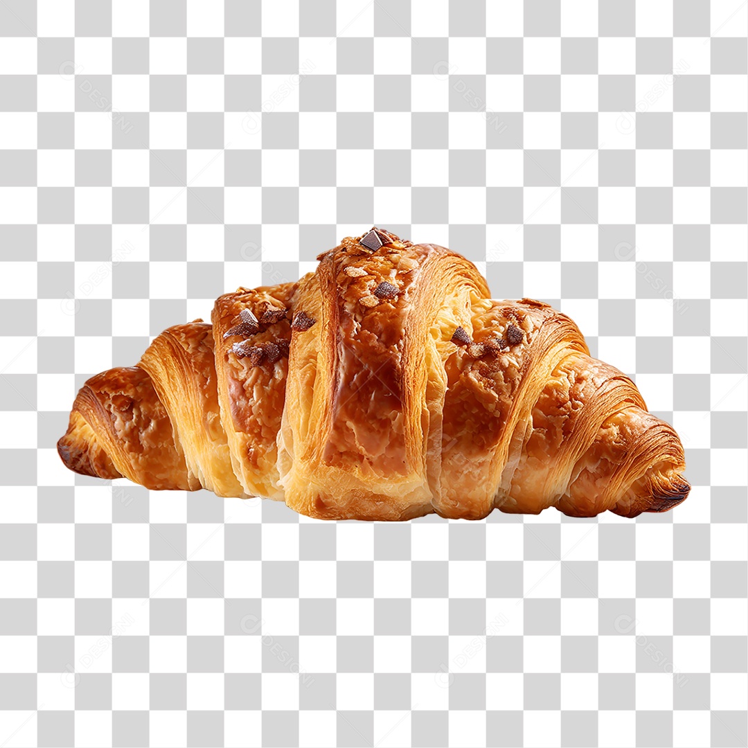 Croissant Fresco Lanche PNG Transparente