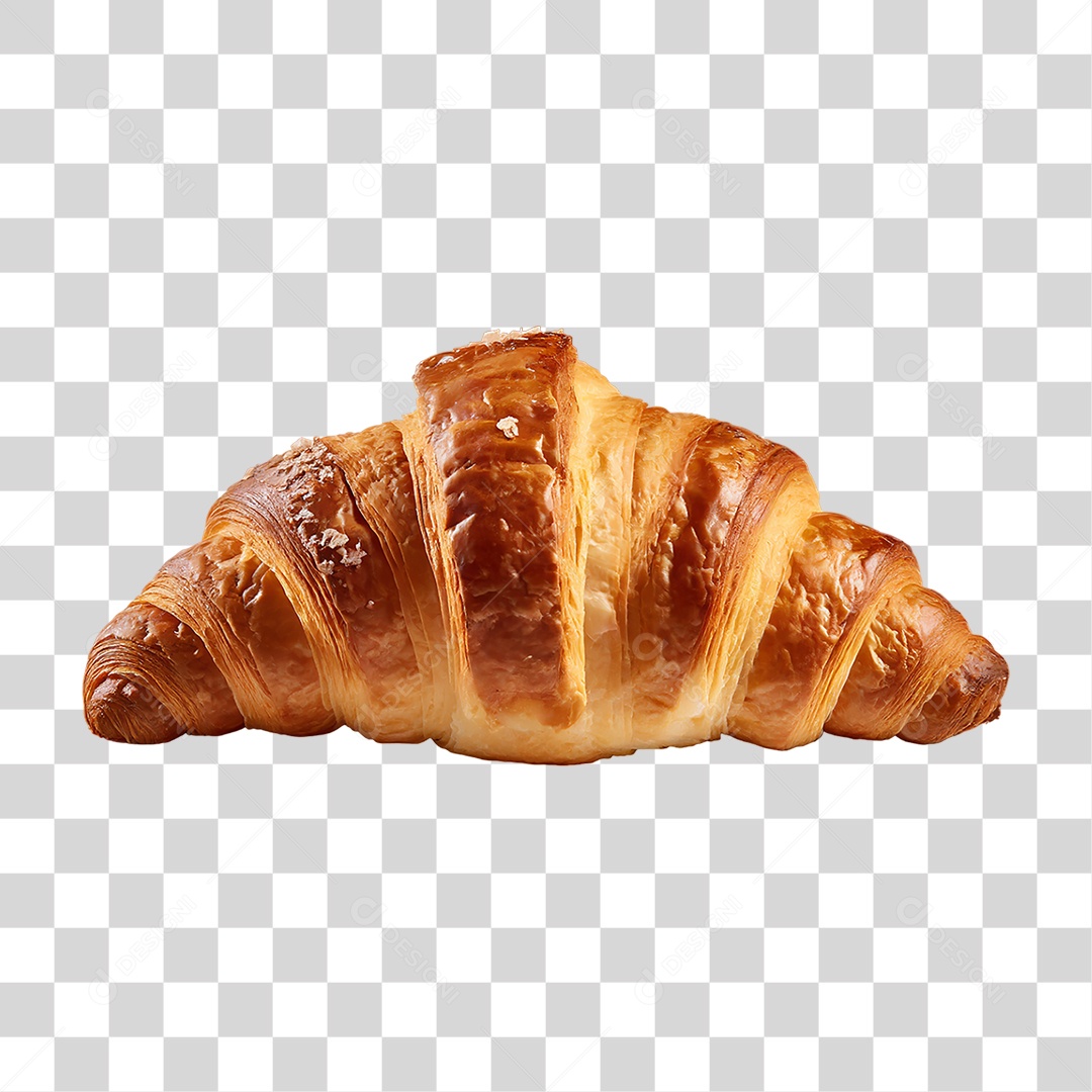 Croissant Fresco Lanche PNG Transparente