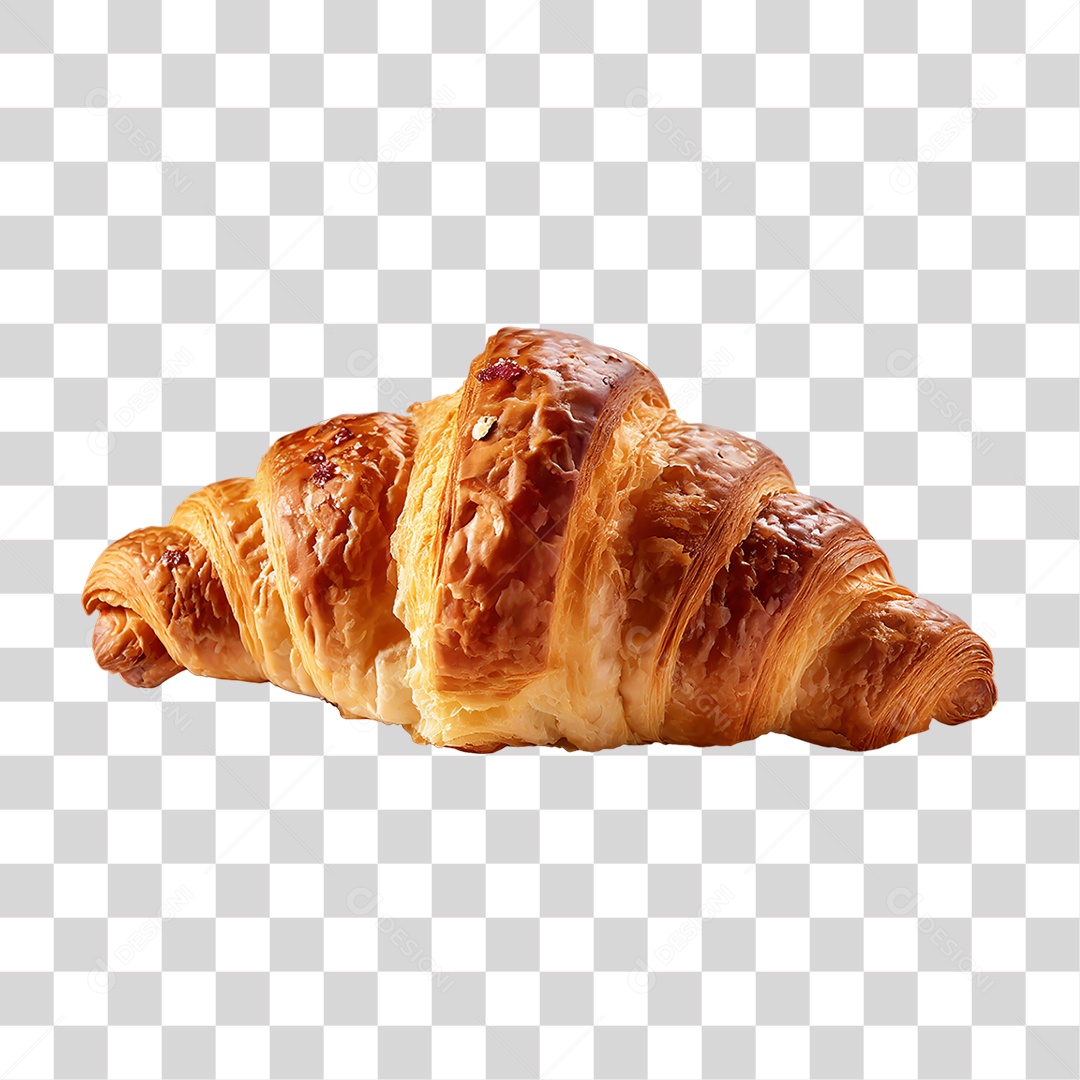 Croissant Fresco Lanche PNG Transparente