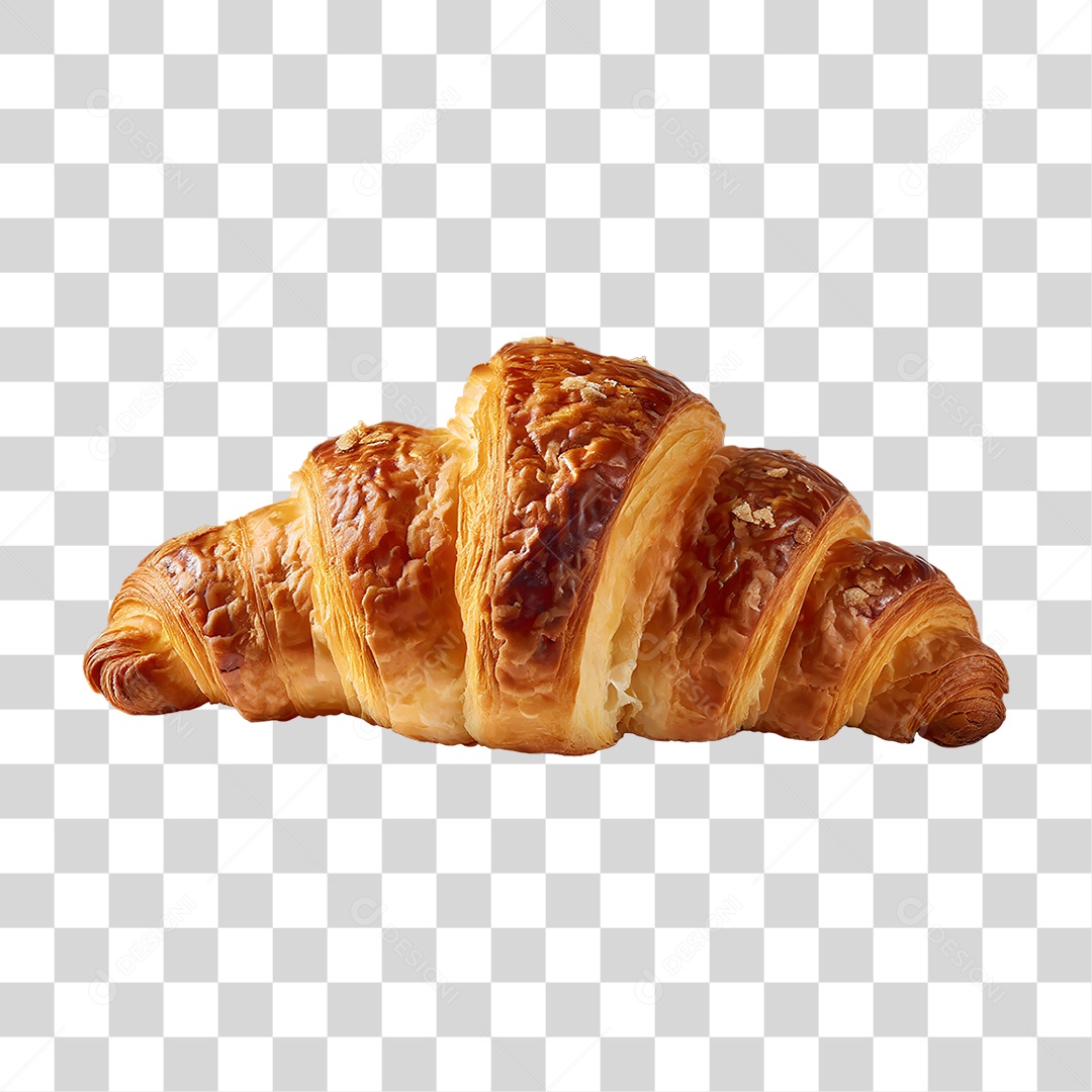 Croissant Fresco Lanche PNG Transparente