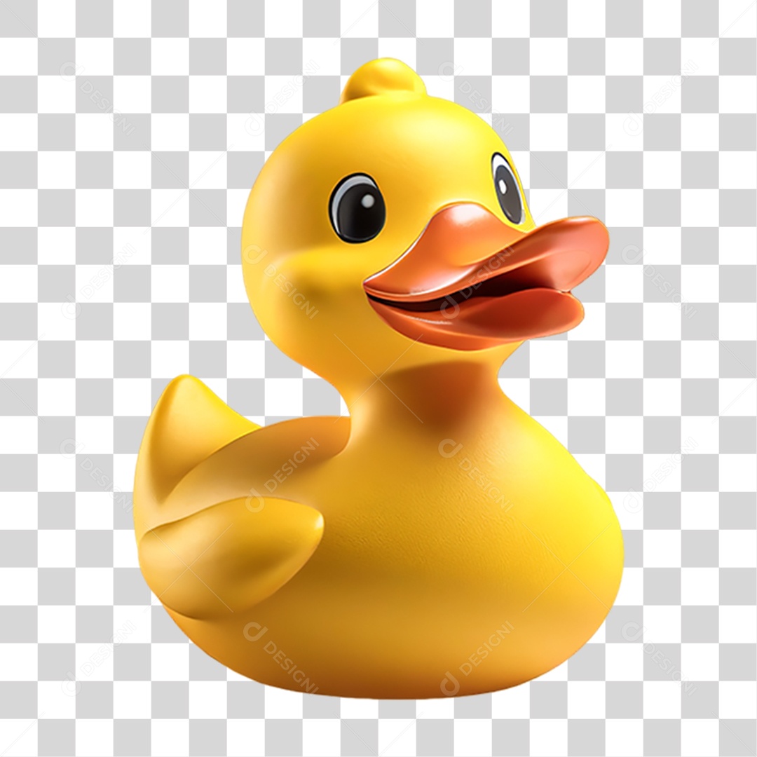Brinquedo Pato de Borracha PNG Transparente