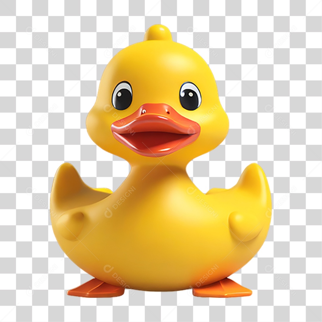 Brinquedo Pato de Borracha PNG Transparente