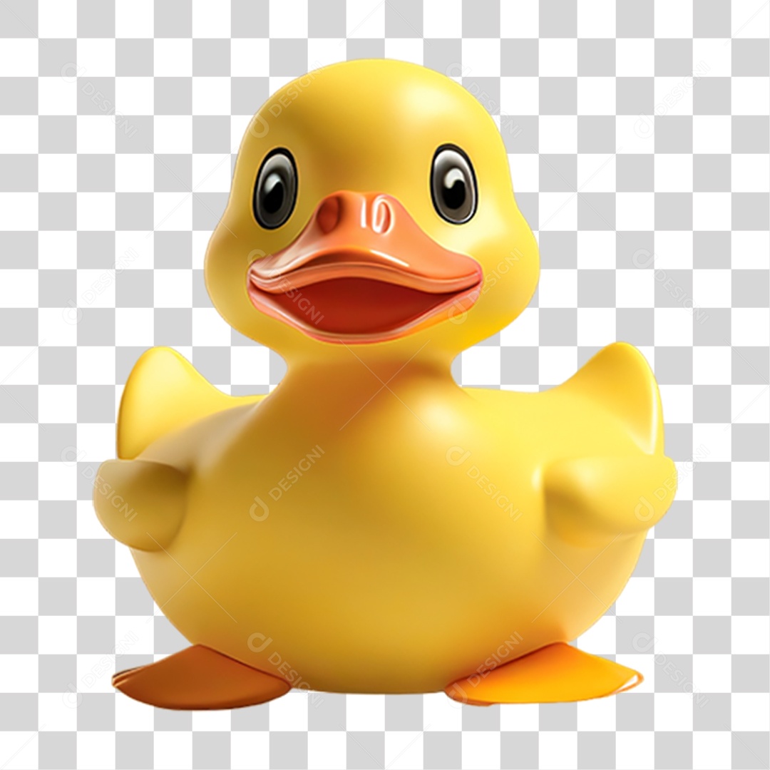 Brinquedo Pato de Borracha PNG Transparente