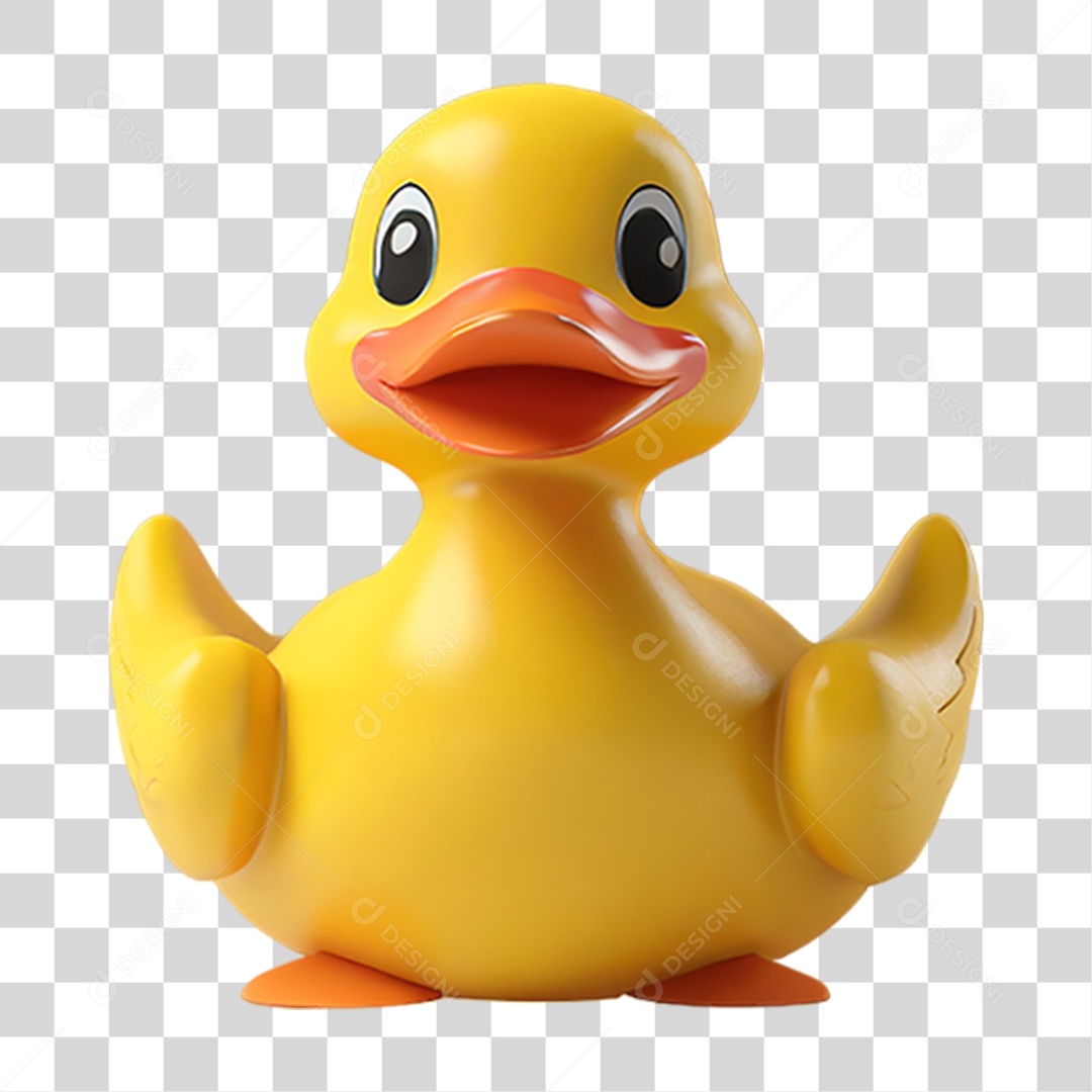 Brinquedo Pato de Borracha PNG Transparente