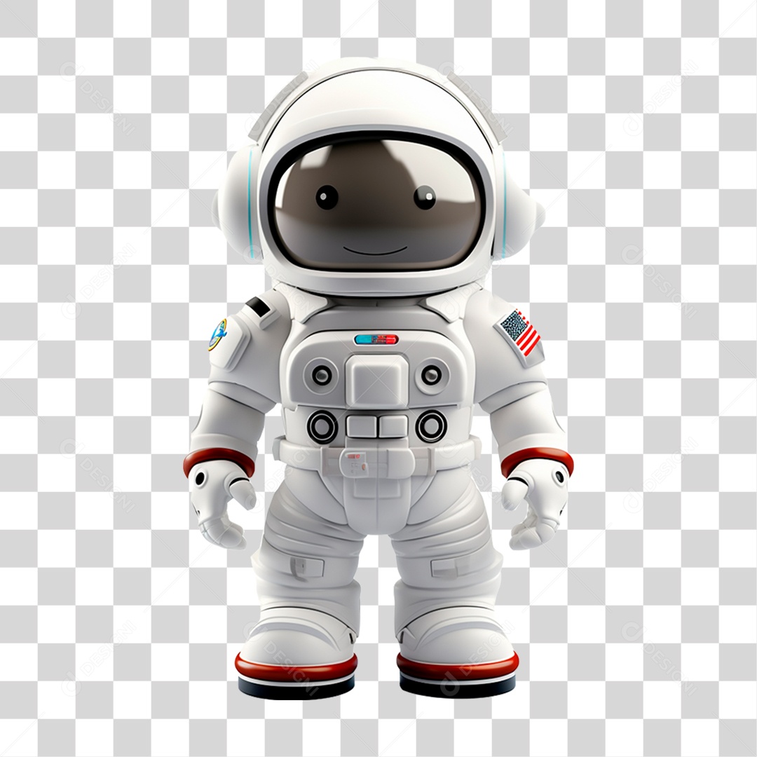 Astronauta Cartoon Espaço Naves Foguetes PNG Transparente