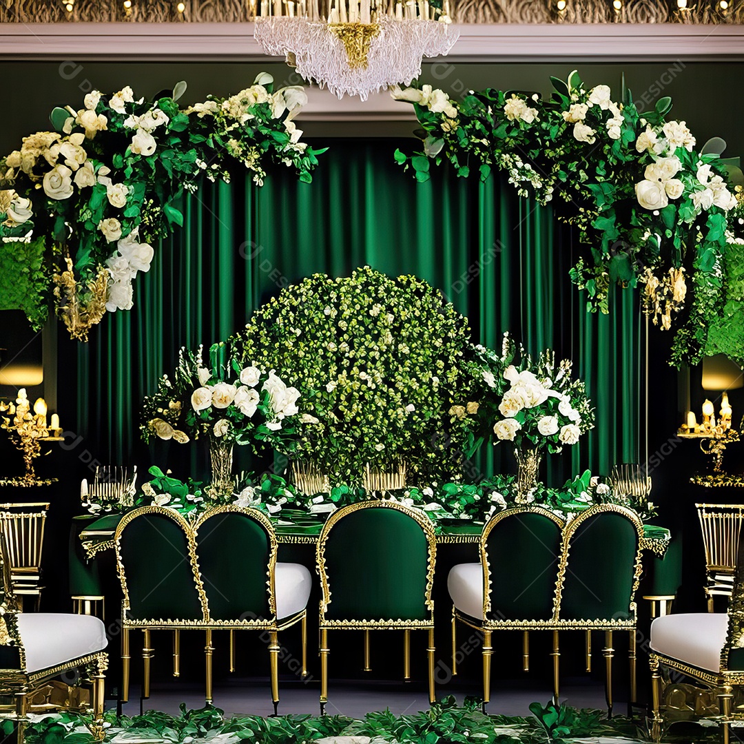 Cenário de casamento