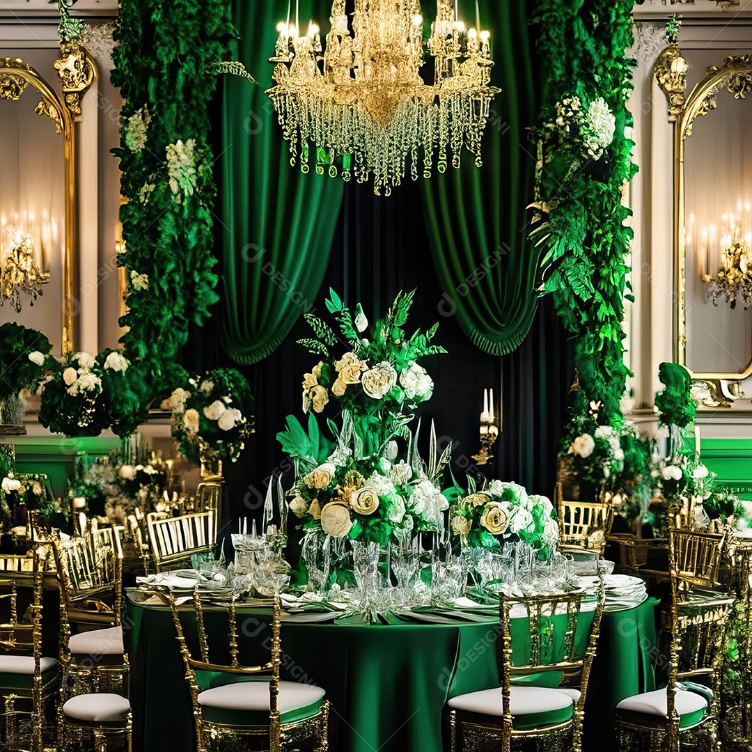 Cenário de casamento