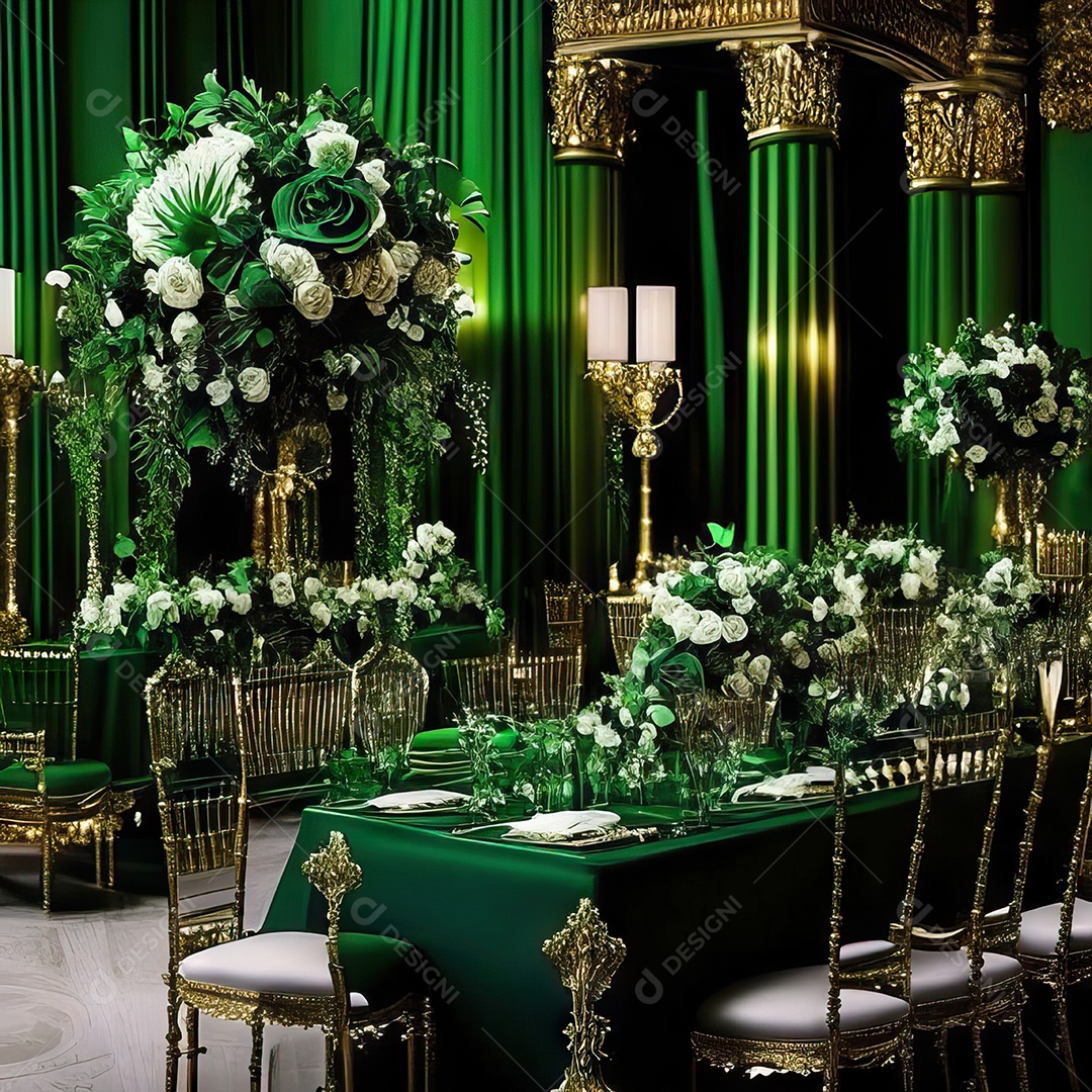 Cenário de casamento