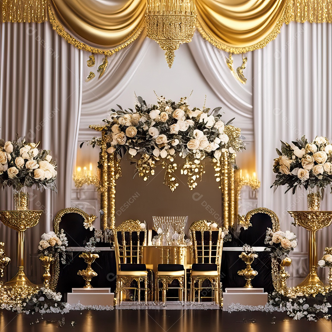 Cenário de casamento