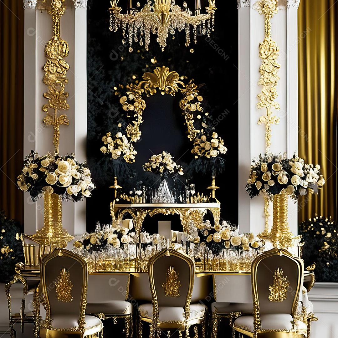 Cenário de casamento