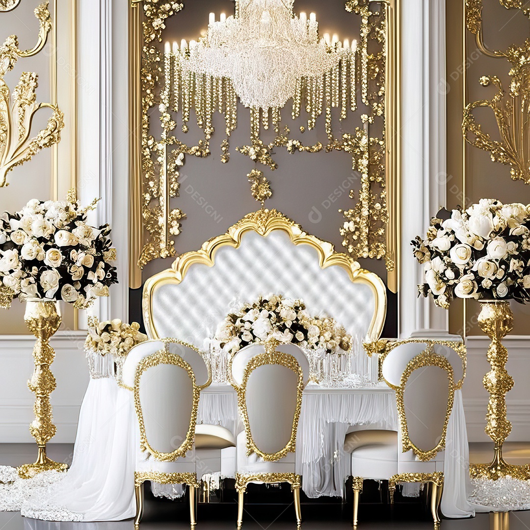 Cenário de casamento