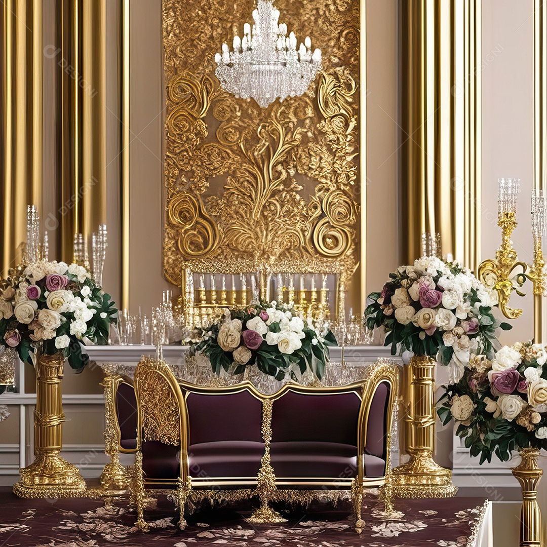 Cenário de casamento