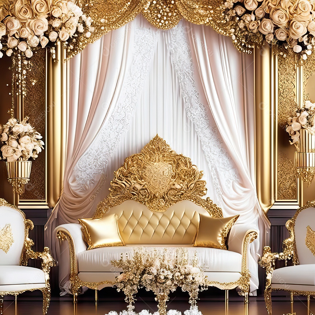 Cenário de casamento