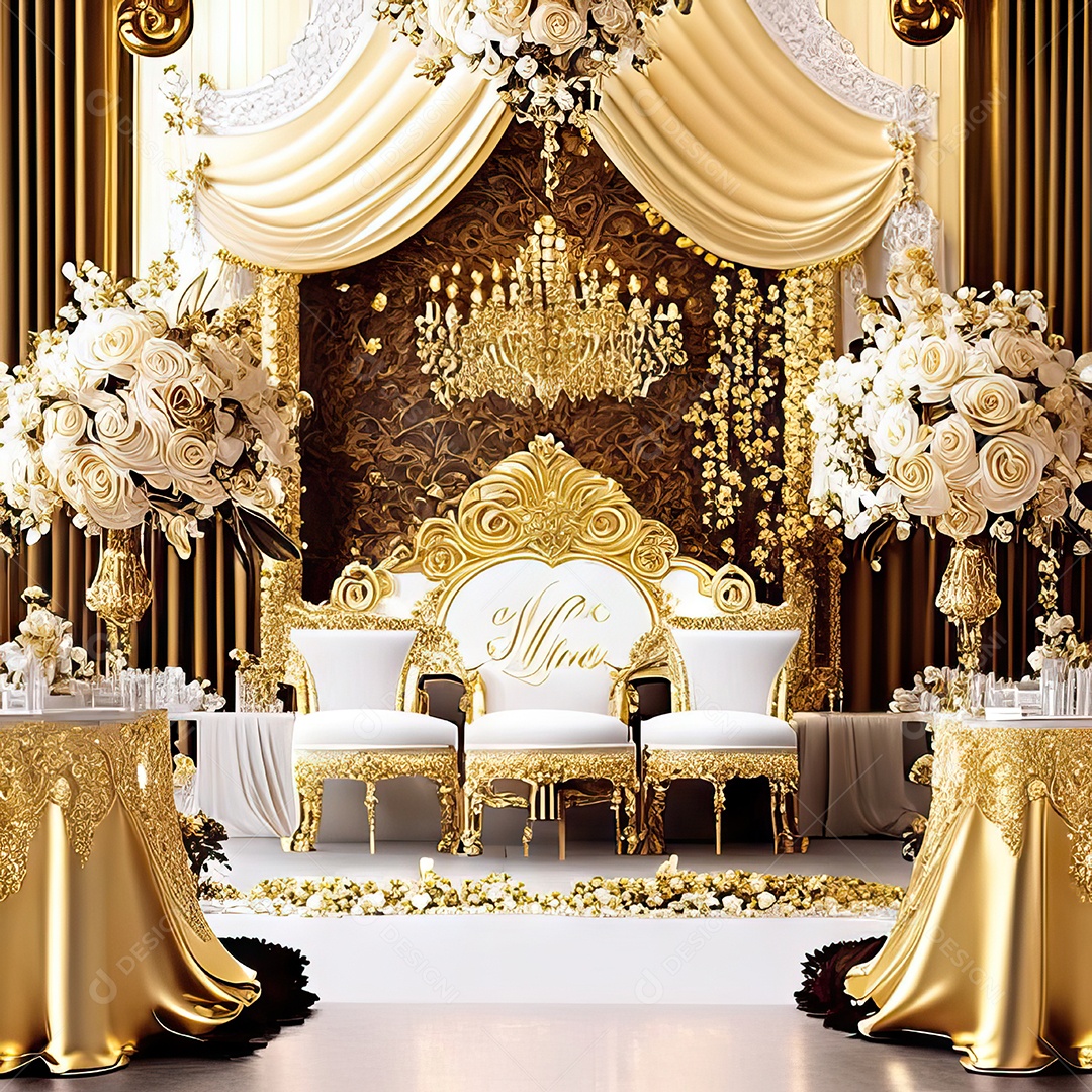 Cenário de casamento