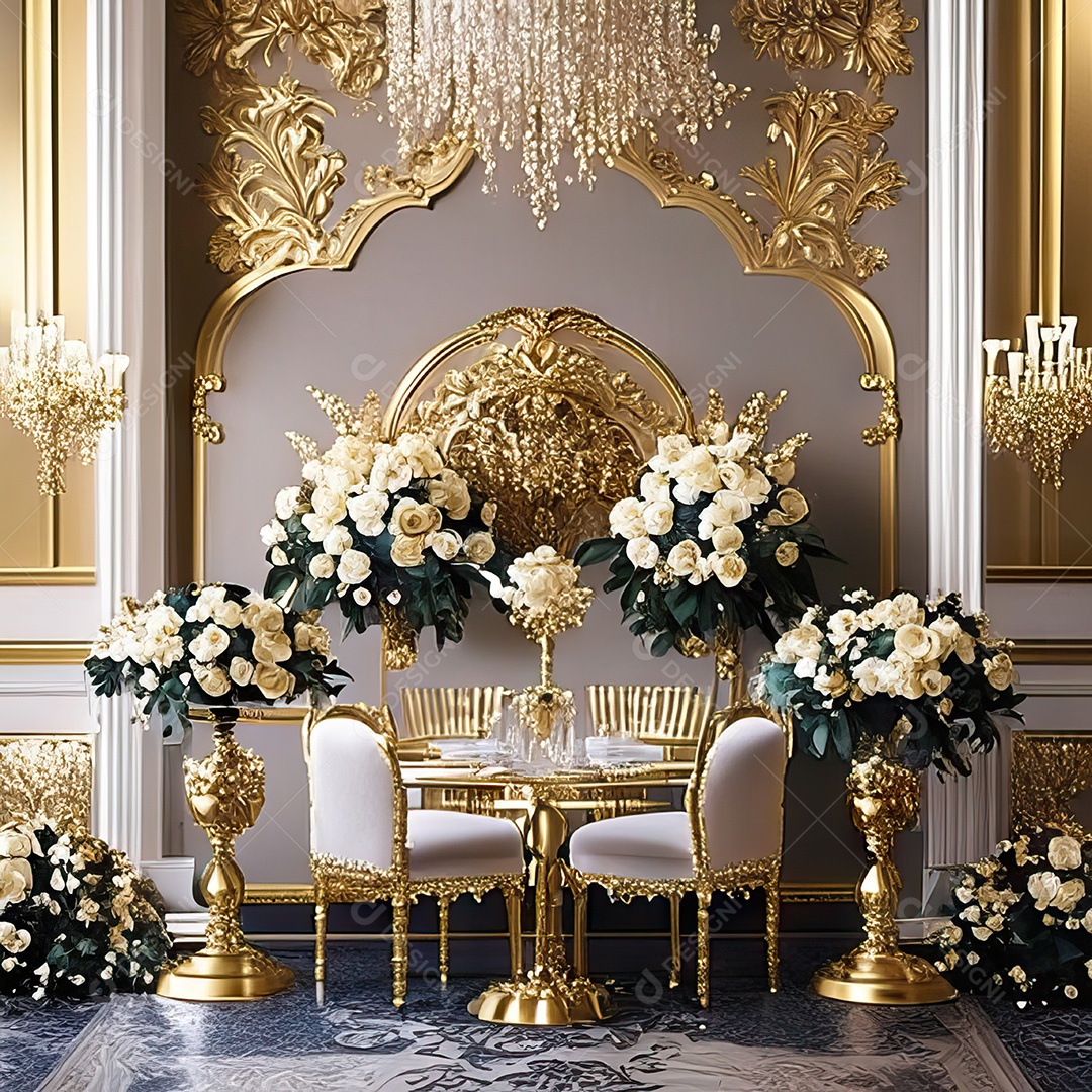 Cenário de casamento