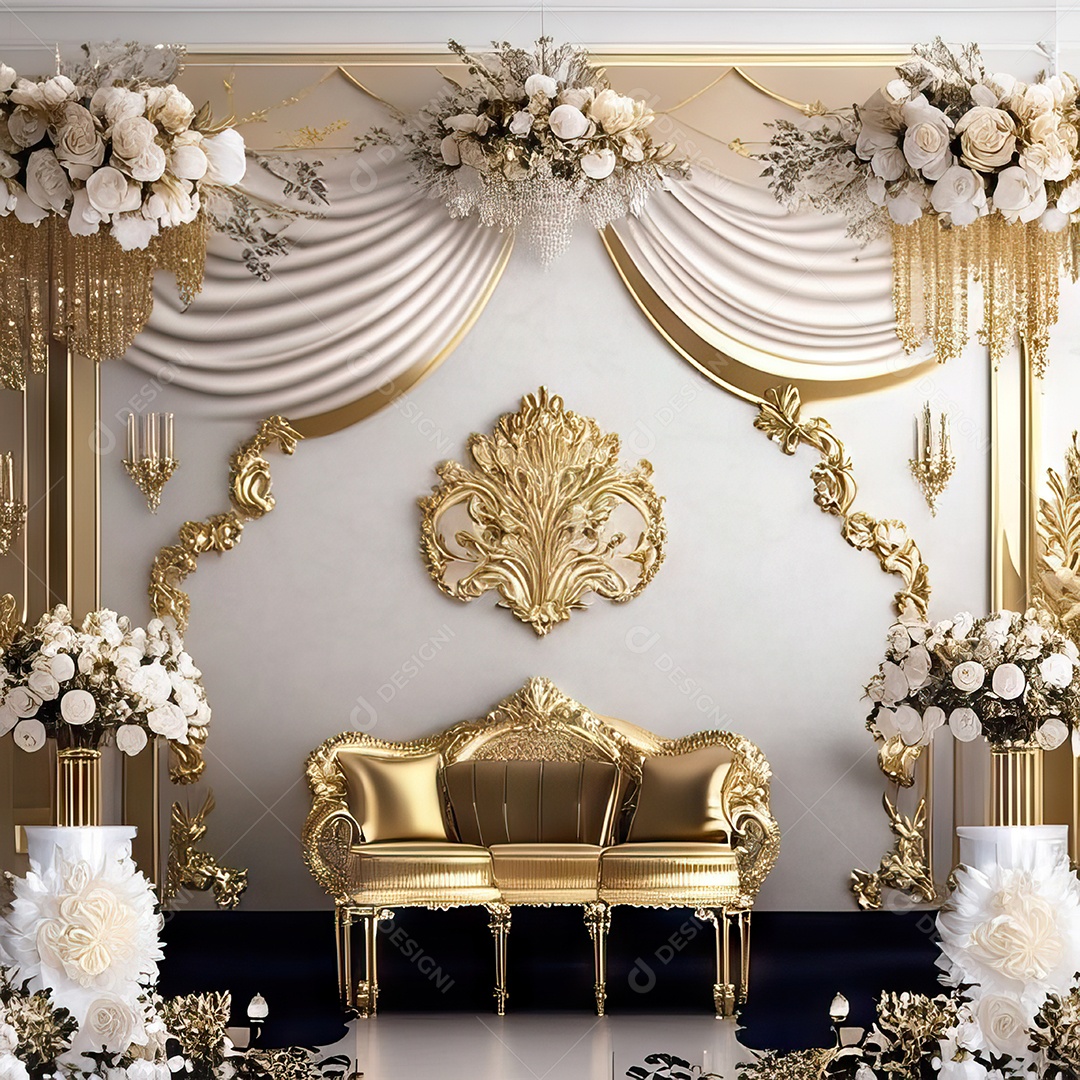 Cenário de casamento