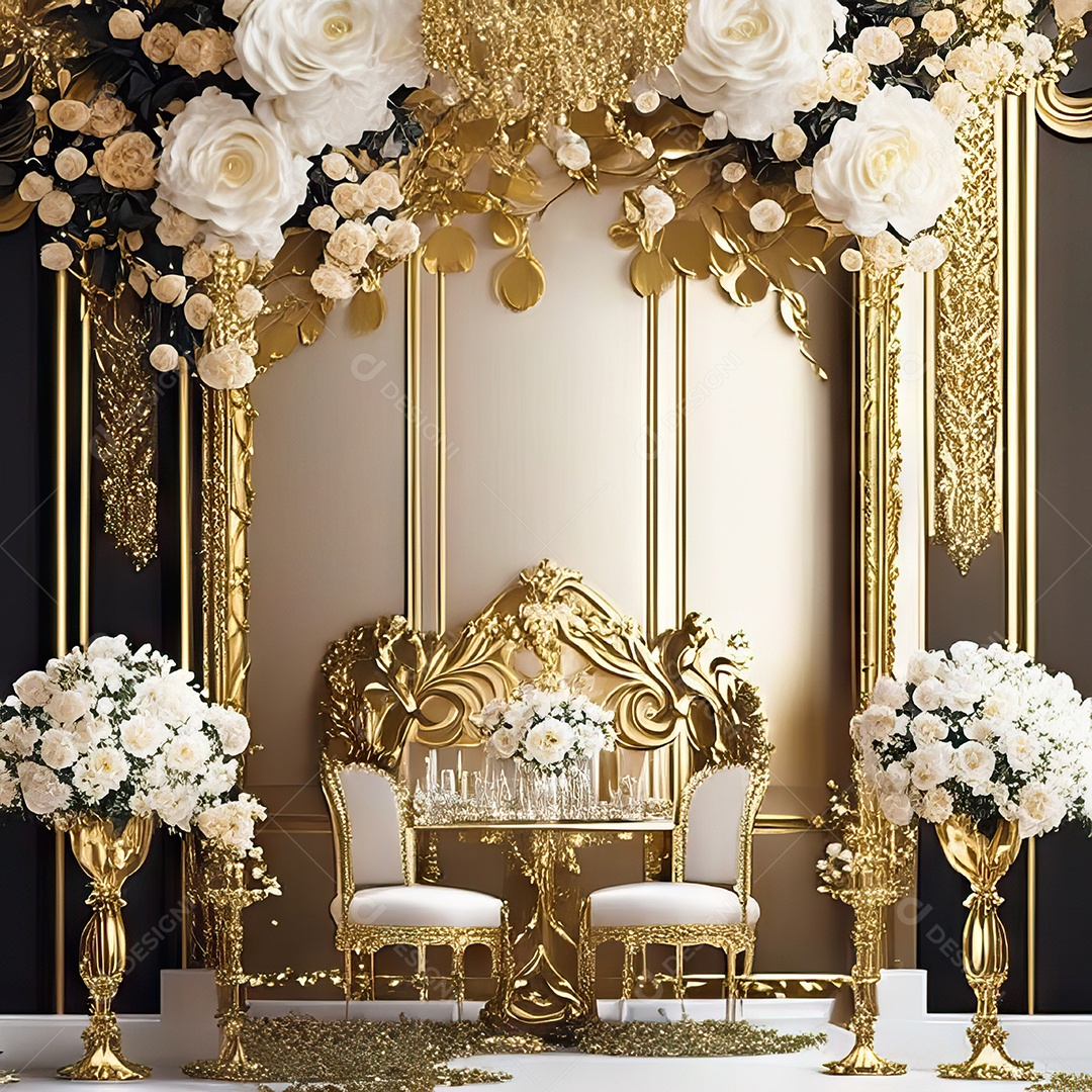 Cenário de casamento