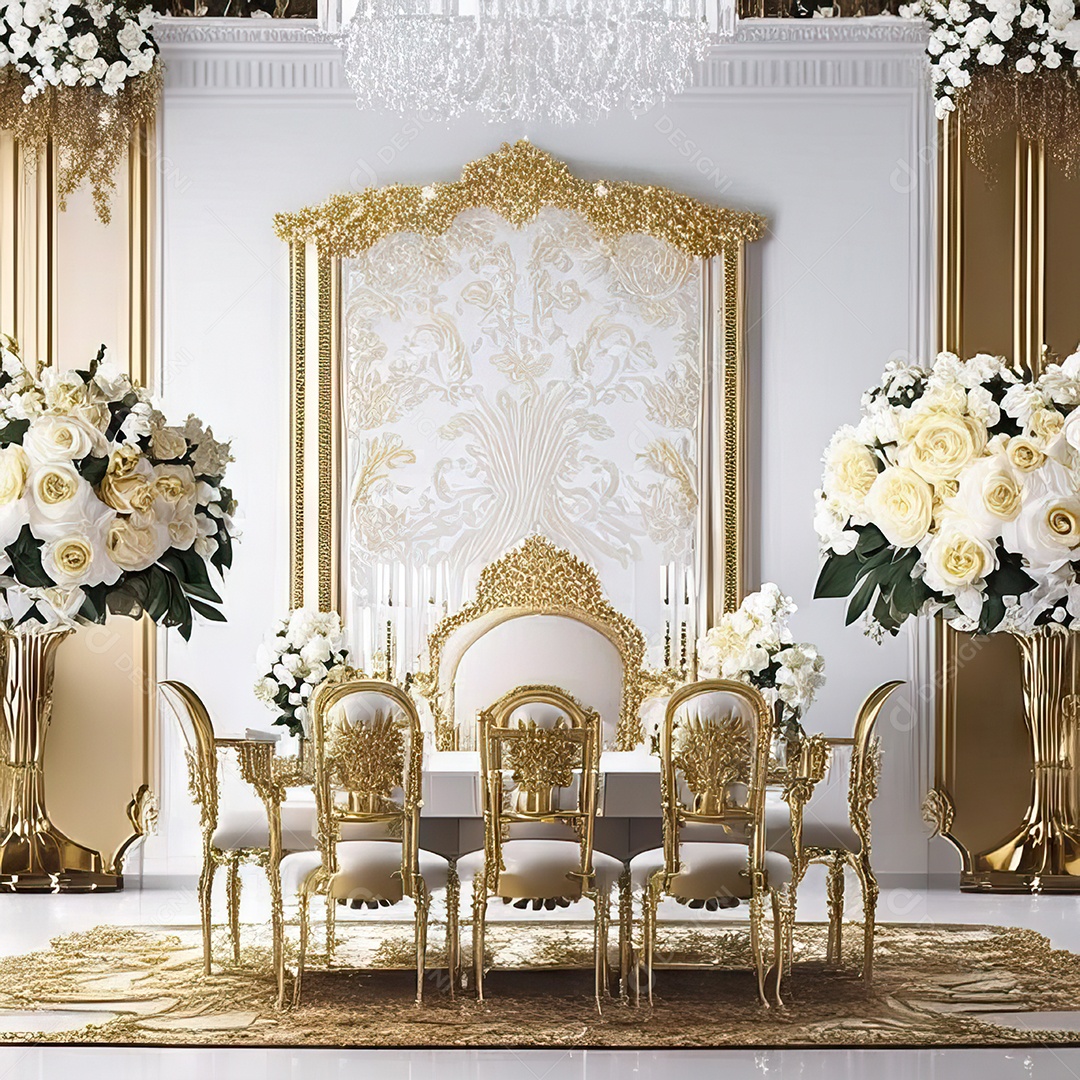 Cenário de casamento