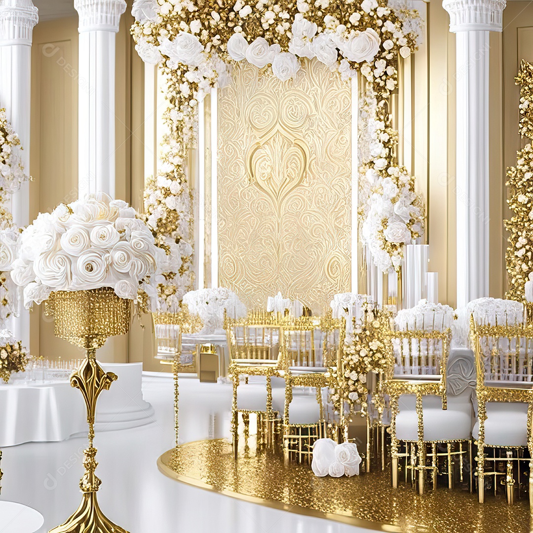 Cenário de casamento