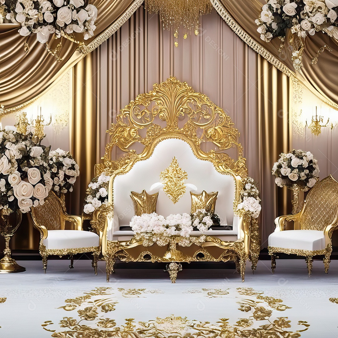 Cenário de casamento