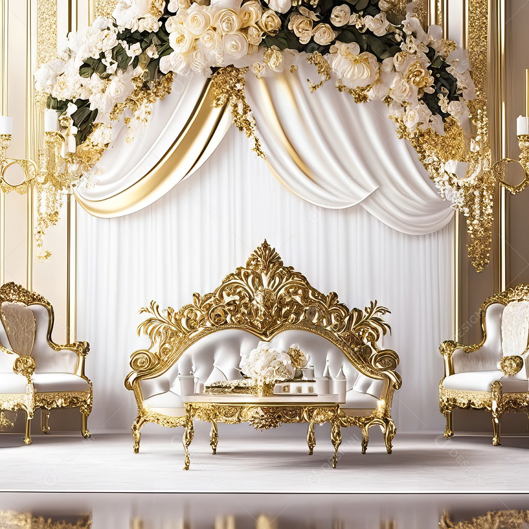 Cenário de casamento