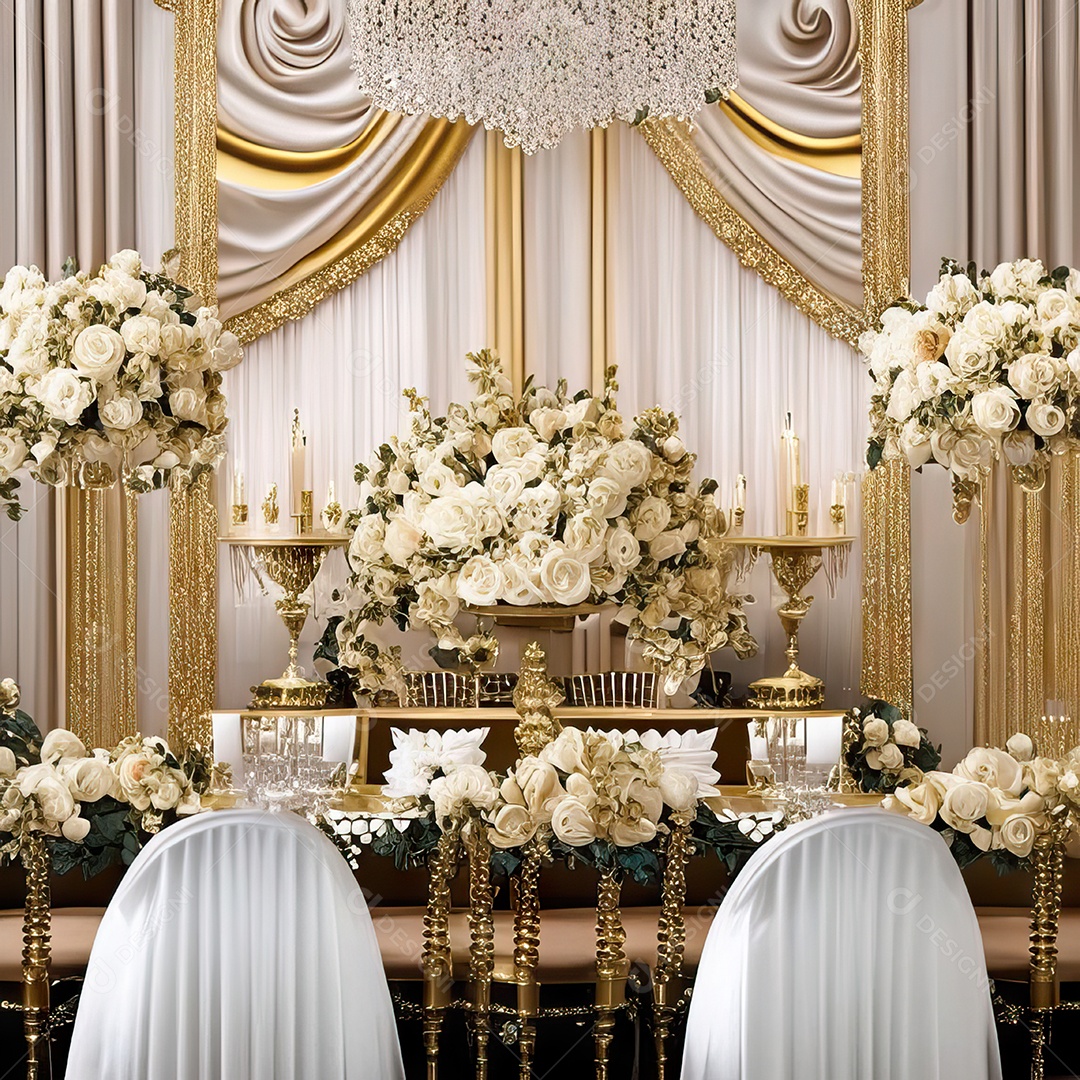 Cenário de casamento