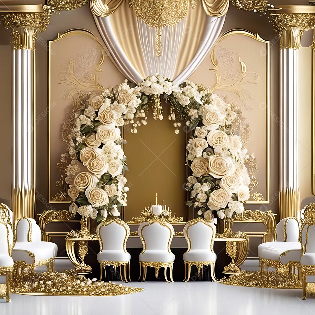 Cenário de casamento