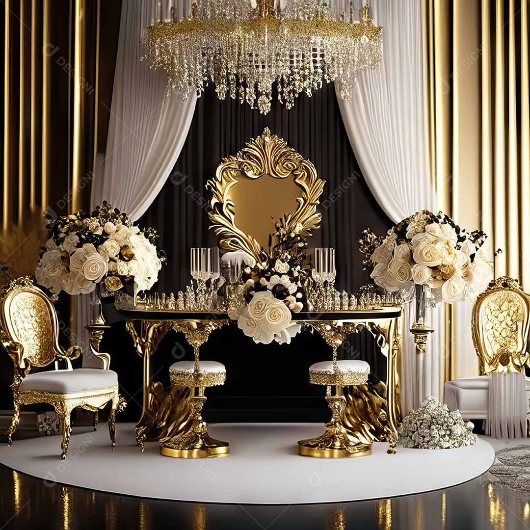 Cenário de casamento