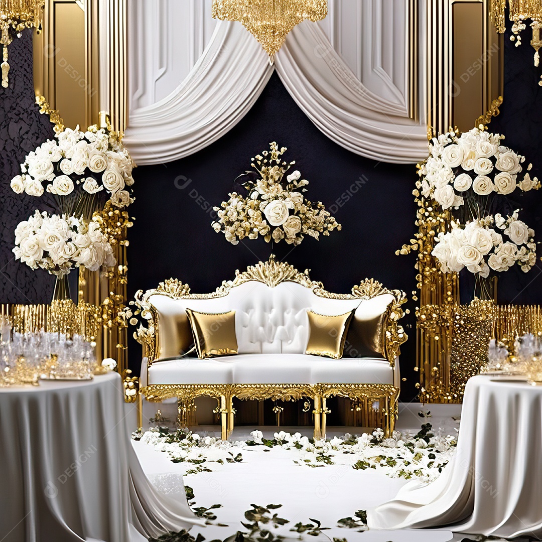 Cenário de casamento