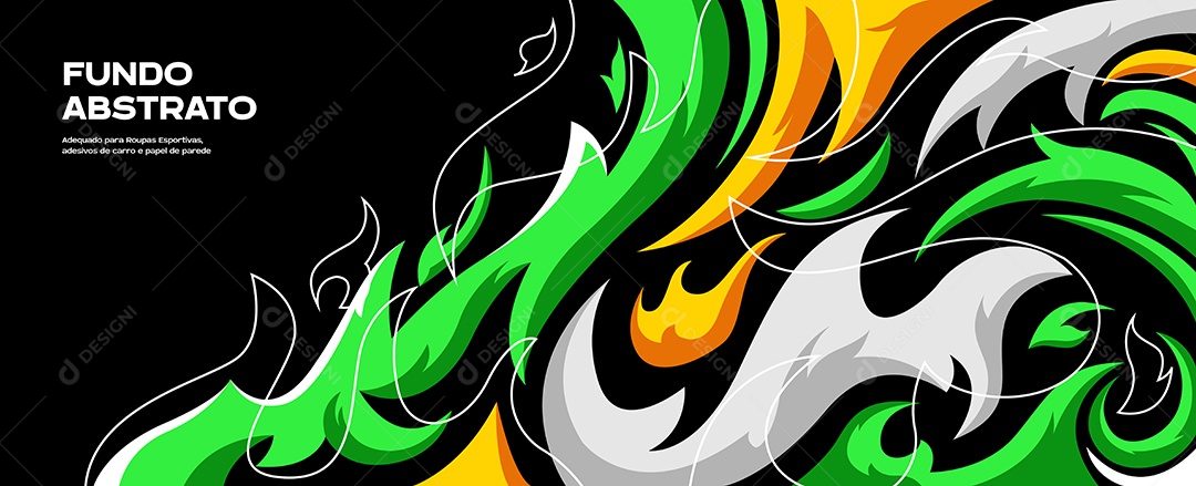 Background Esportivo Ilustração Vetor EPS