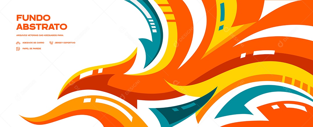 Background Esportivo Ilustração Vetor EPS