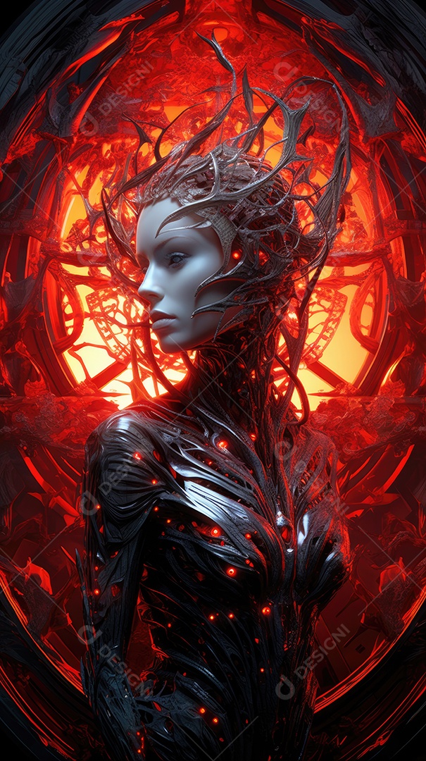 Rainha mãe da colmeia alienígena