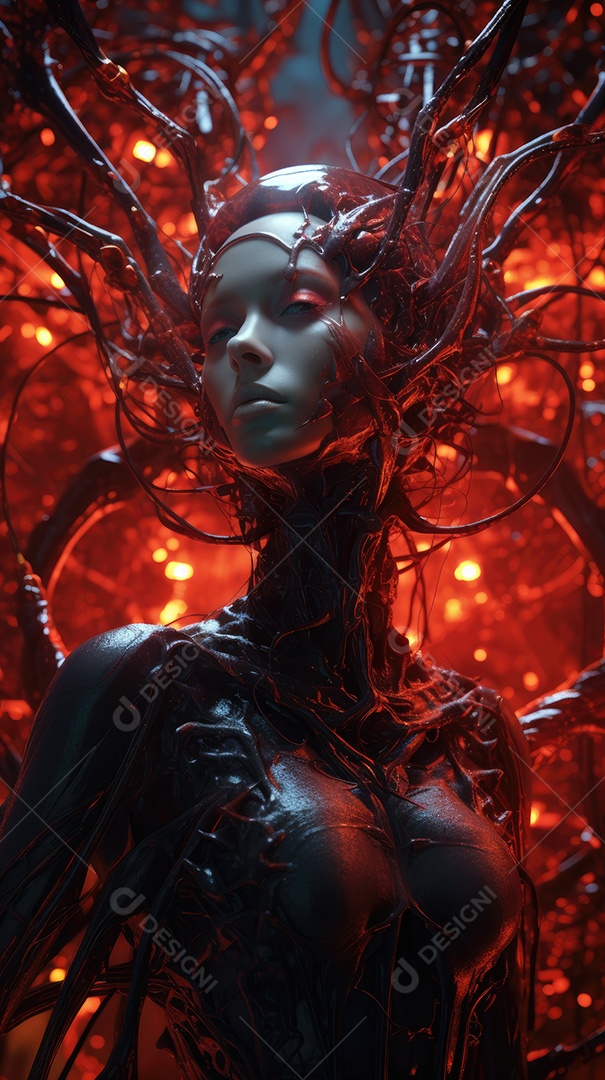 Rainha mãe da colmeia alienígena