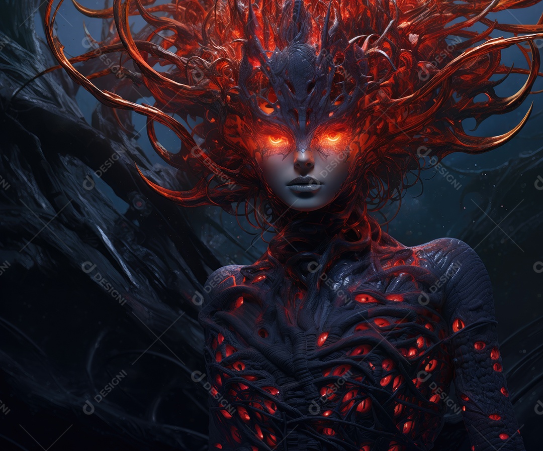 Rainha mãe da colmeia alienígena