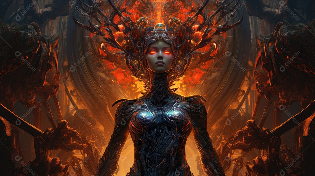 Rainha mãe da colmeia alienígena