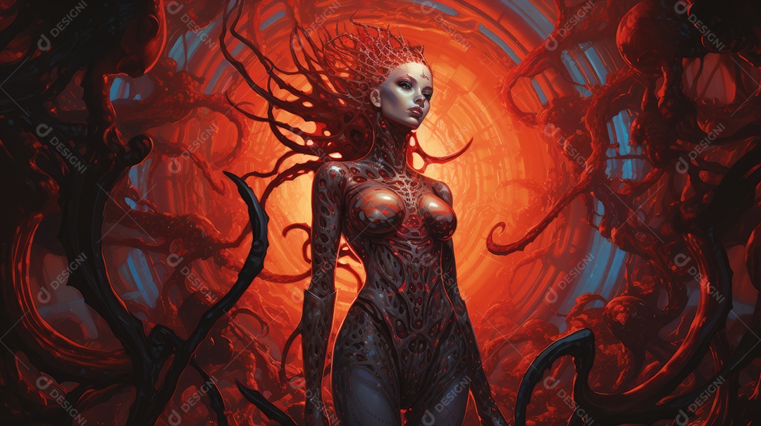 Rainha mãe da colmeia alienígena