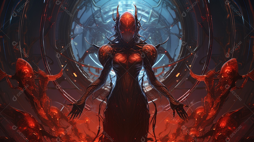 Rainha mãe da colmeia alienígena