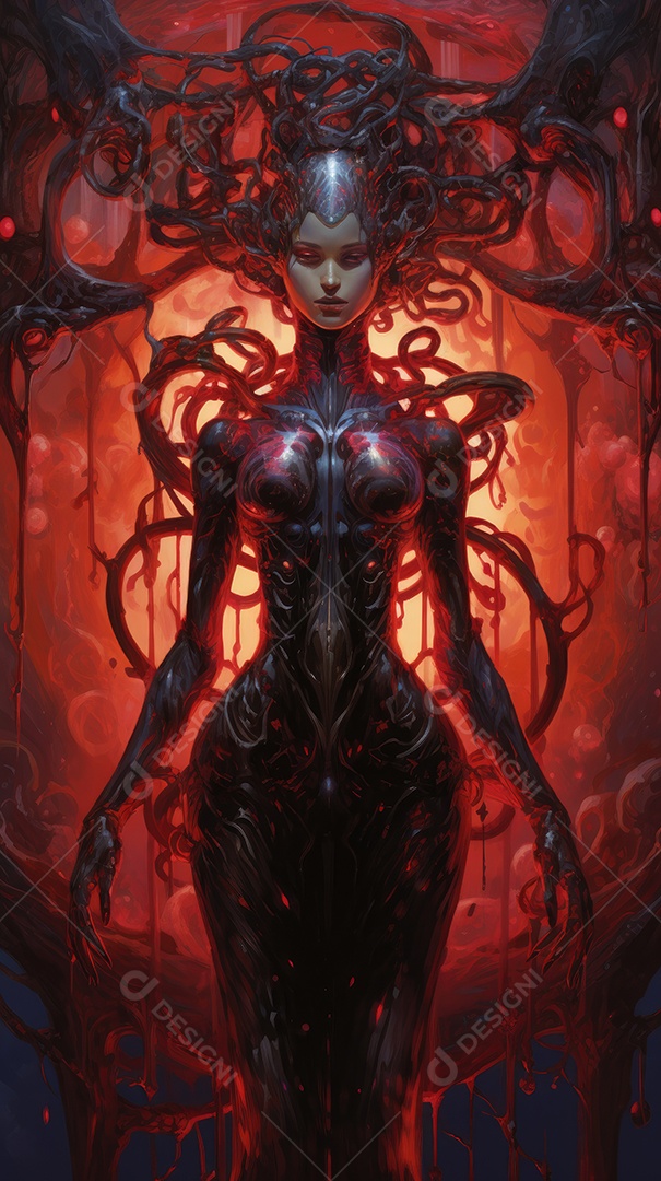 Rainha mãe da colmeia alienígena