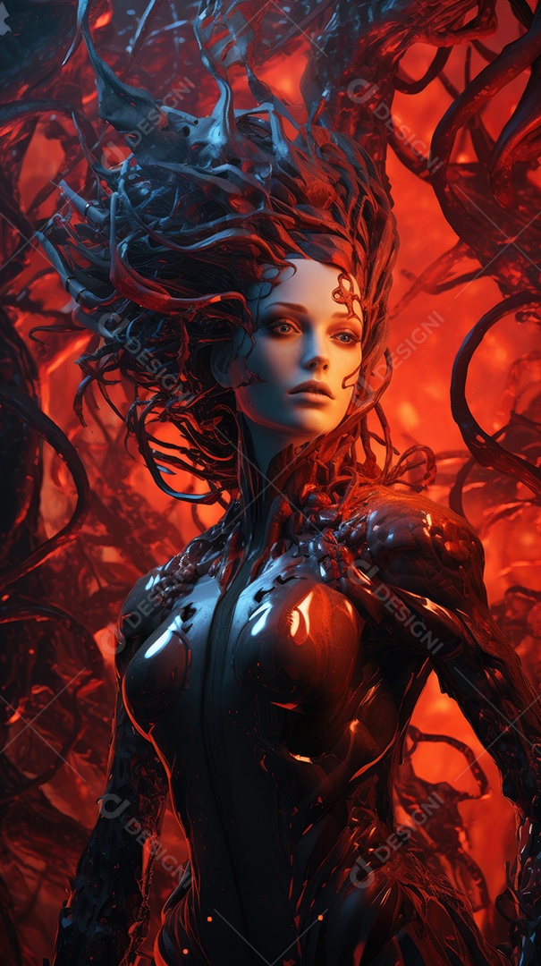 Rainha mãe da colmeia alienígena