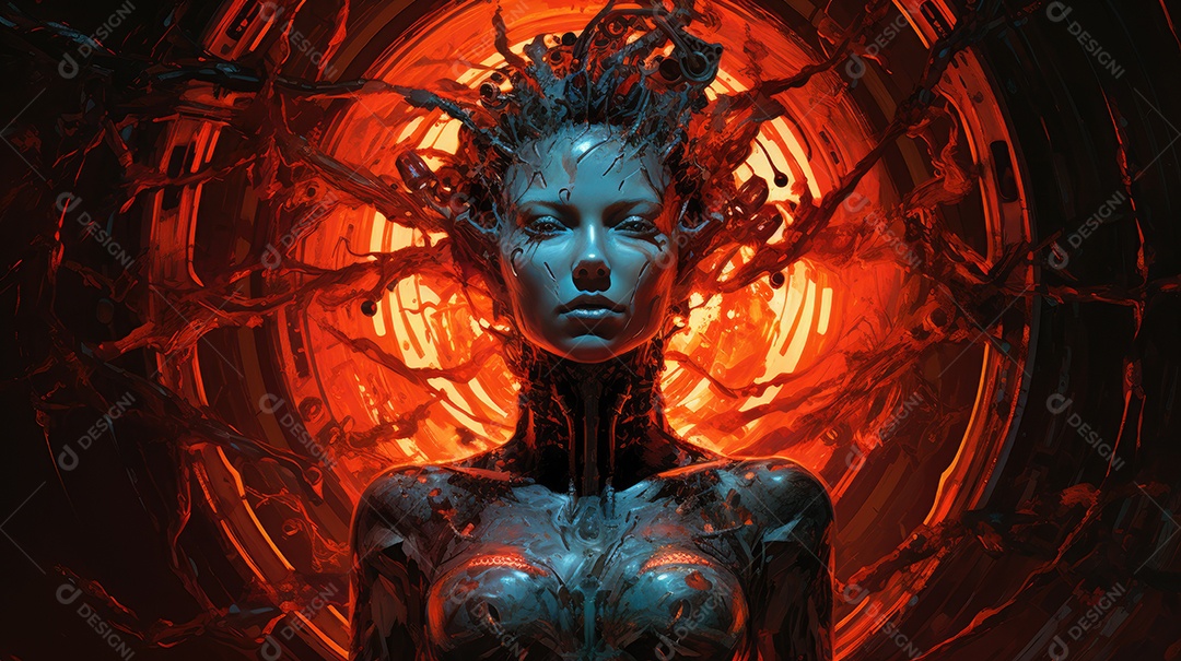 Rainha mãe da colmeia alienígena