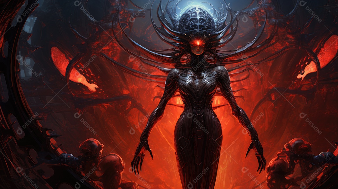 Rainha mãe da colmeia alienígena