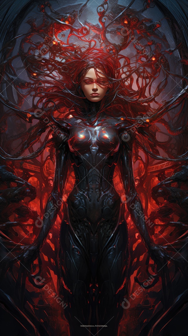 Rainha mãe da colmeia alienígena