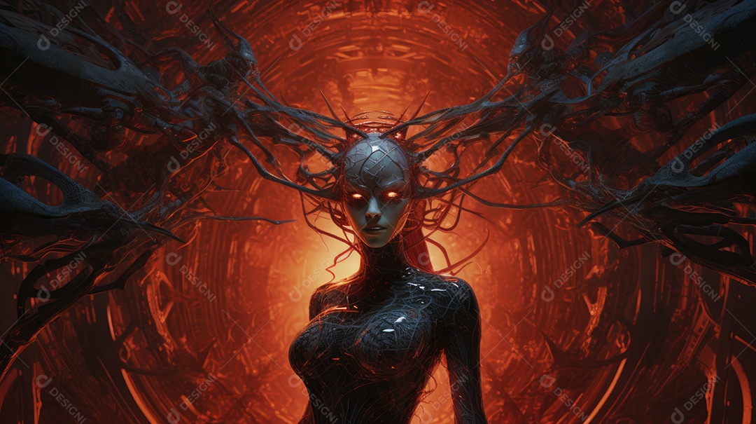 Rainha mãe da colmeia alienígena