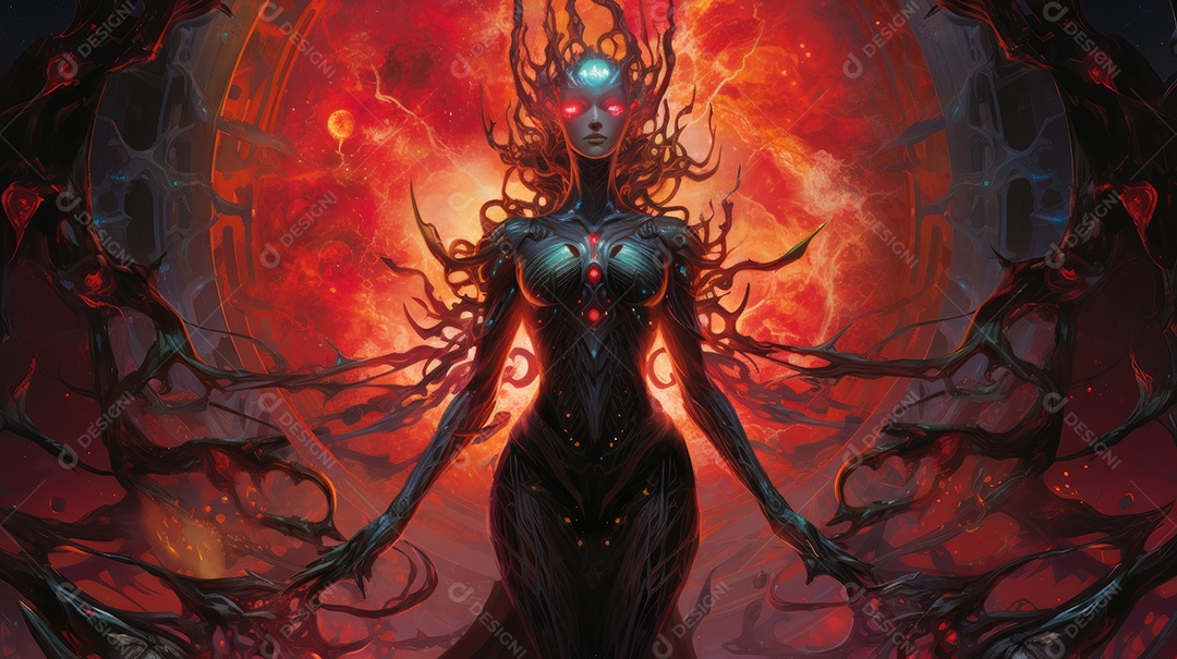 Rainha mãe da colmeia alienígena