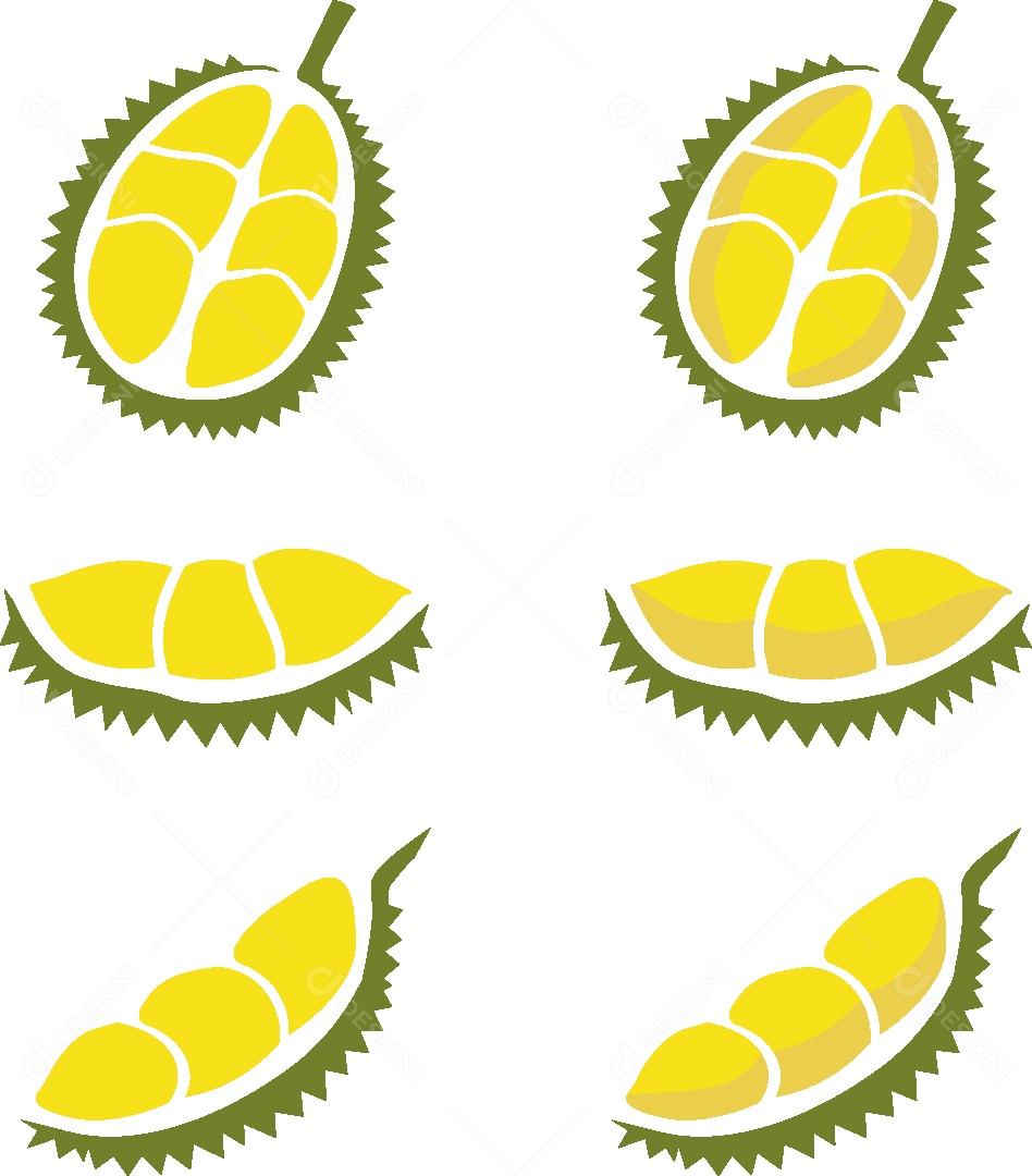 Logo Durião Ilustração Vetor EPS